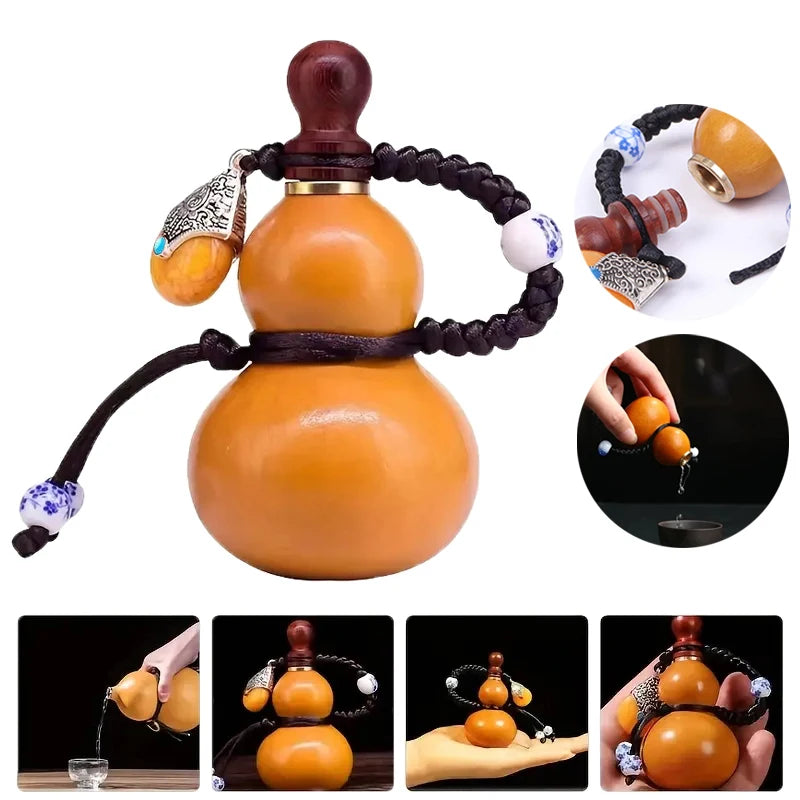 Multi-use Gourd Wine Jar Decoration Empty Portable Qme