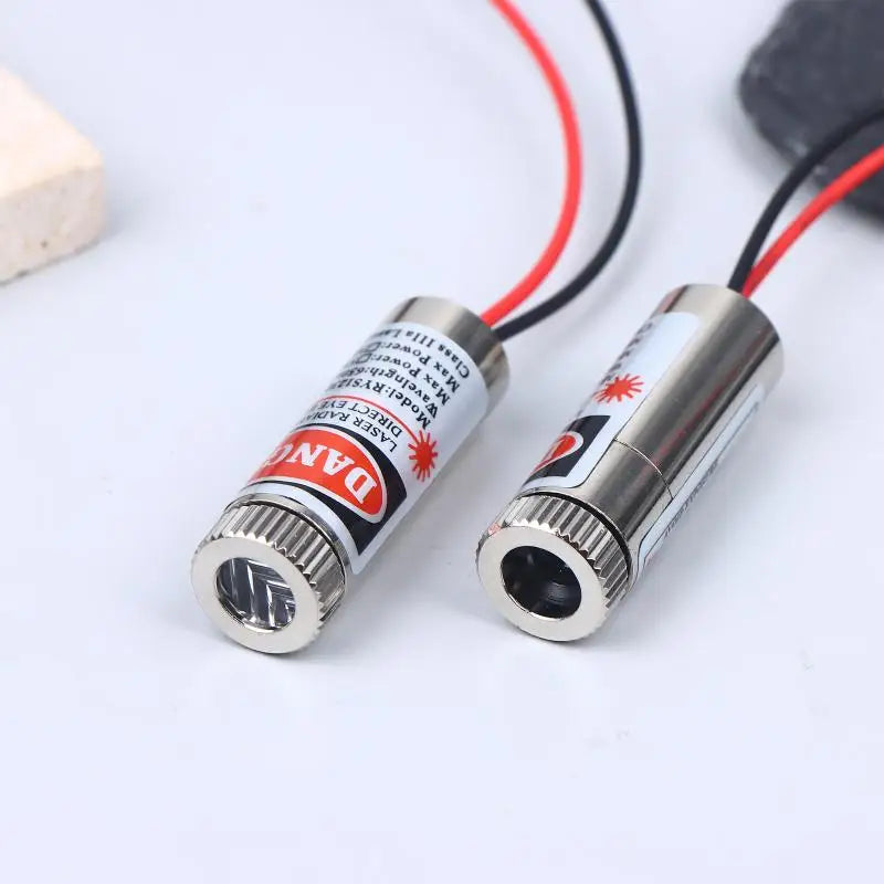 1 2 650nm 5mW Laser Diode Head Red Point Line Cross Module 5V Pointer Qme