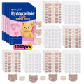 720 1020 Counts Bear Pimple Patches Cute Acne Hydrocolloid Waterproof Qme blue -1080pcs