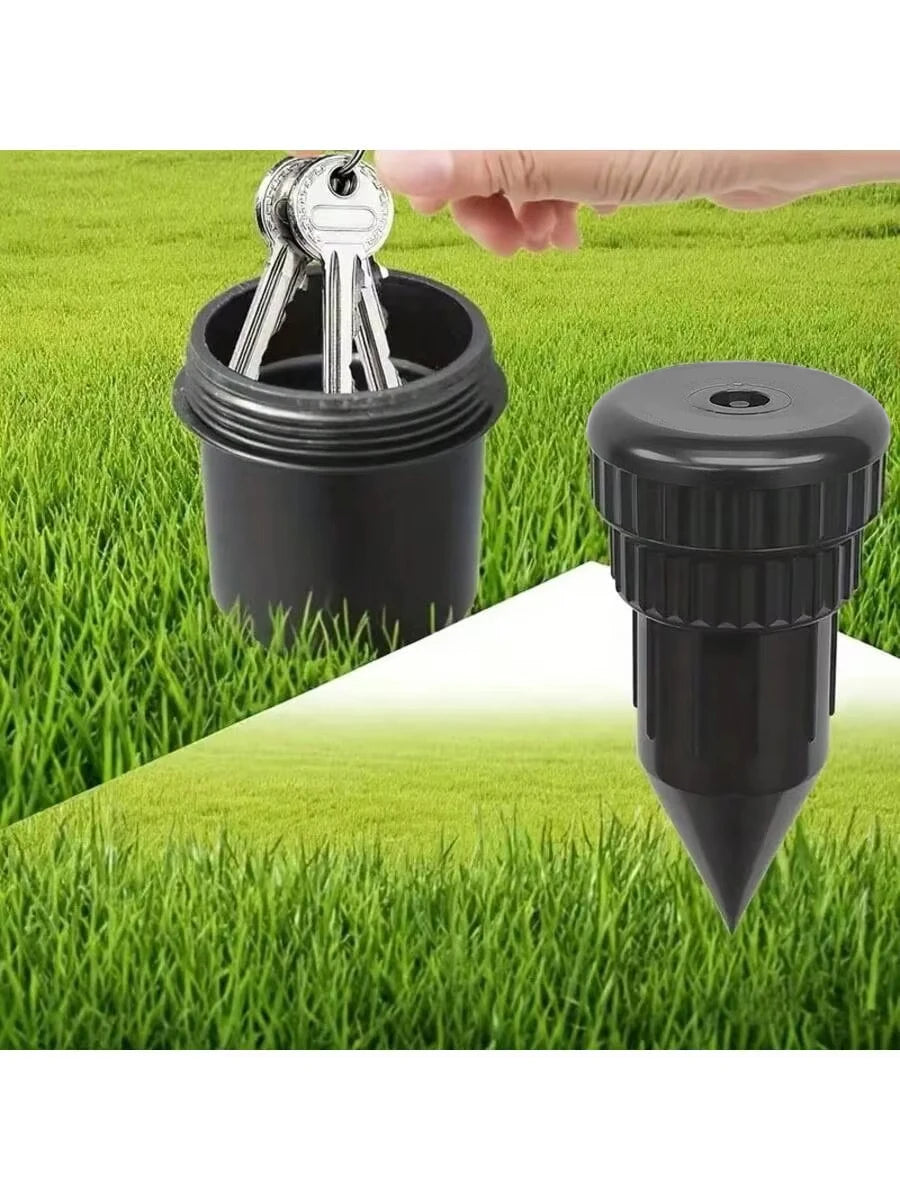 Garden Key Hide Outdoor Patio Security Protection Holder Sprinkler Qme