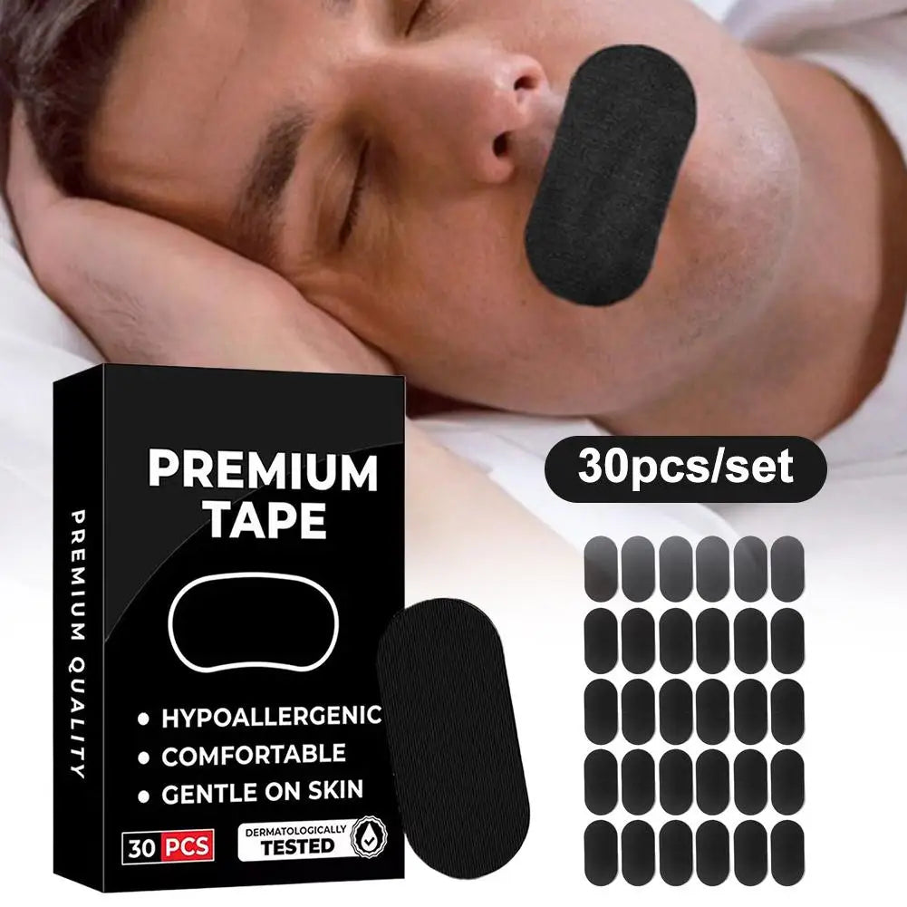 Closed Mouth Sleep Elastic Tape Stop Snoring Glue Open Breath Qme