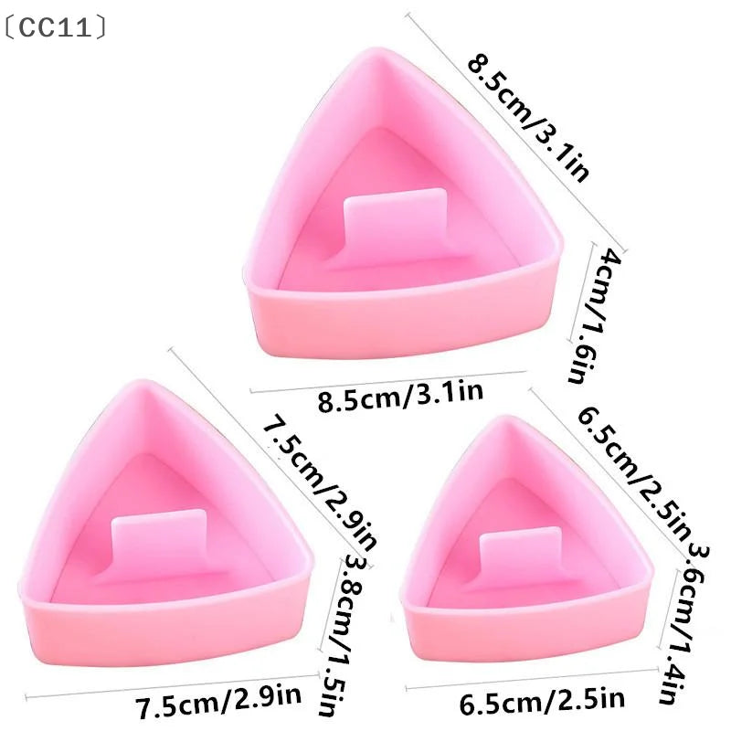 CC11Onigiri Mold Home Kitchen Food Utensils 4- Sushi Press Convenient Qme