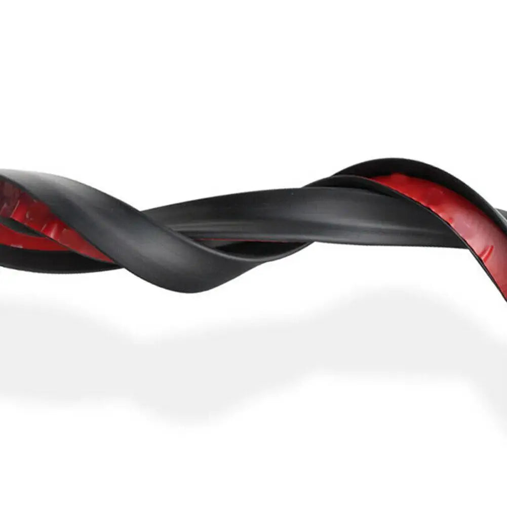 Car Splash Guard Fender Flare Extension Wheel Eyebrow Moulding Trim Wheel Arch Strip Extenders Scratch-proof Qme