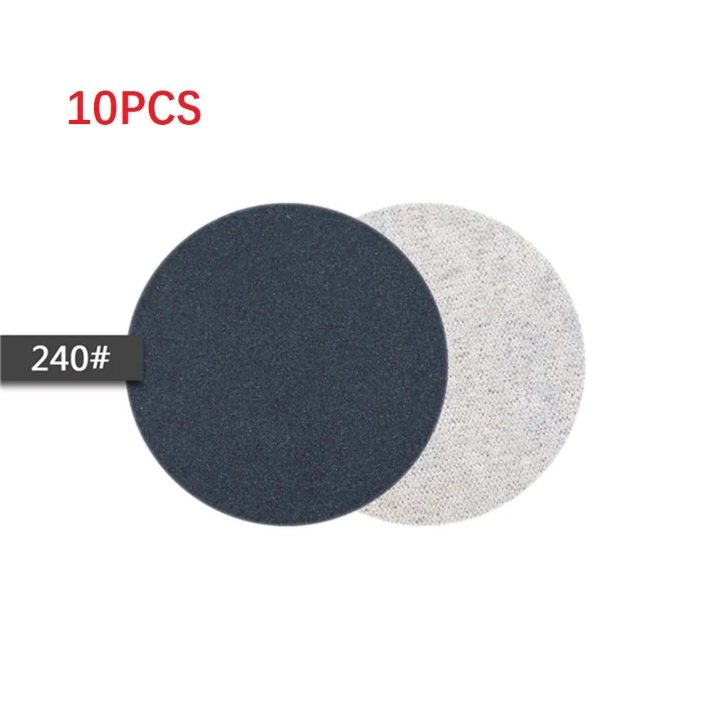 10Pcs Wet/Dry Sandpaper 3 Inch 75MM Hook And Loop Silicon Carbide 240-10000 Grits Waterproof Sanding Disc Qme 240