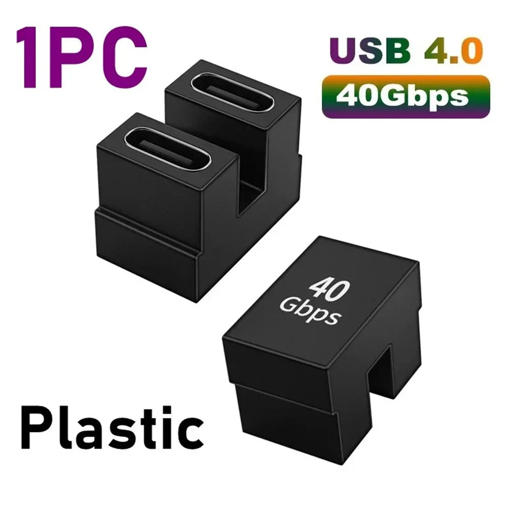 100W Type C OTG Adapter 40Gbps Data Transfer 8K60HZ USB C Converter PD Male To Female Connector For Phone Laptop PC USB Adapter Qme 40Gbps F