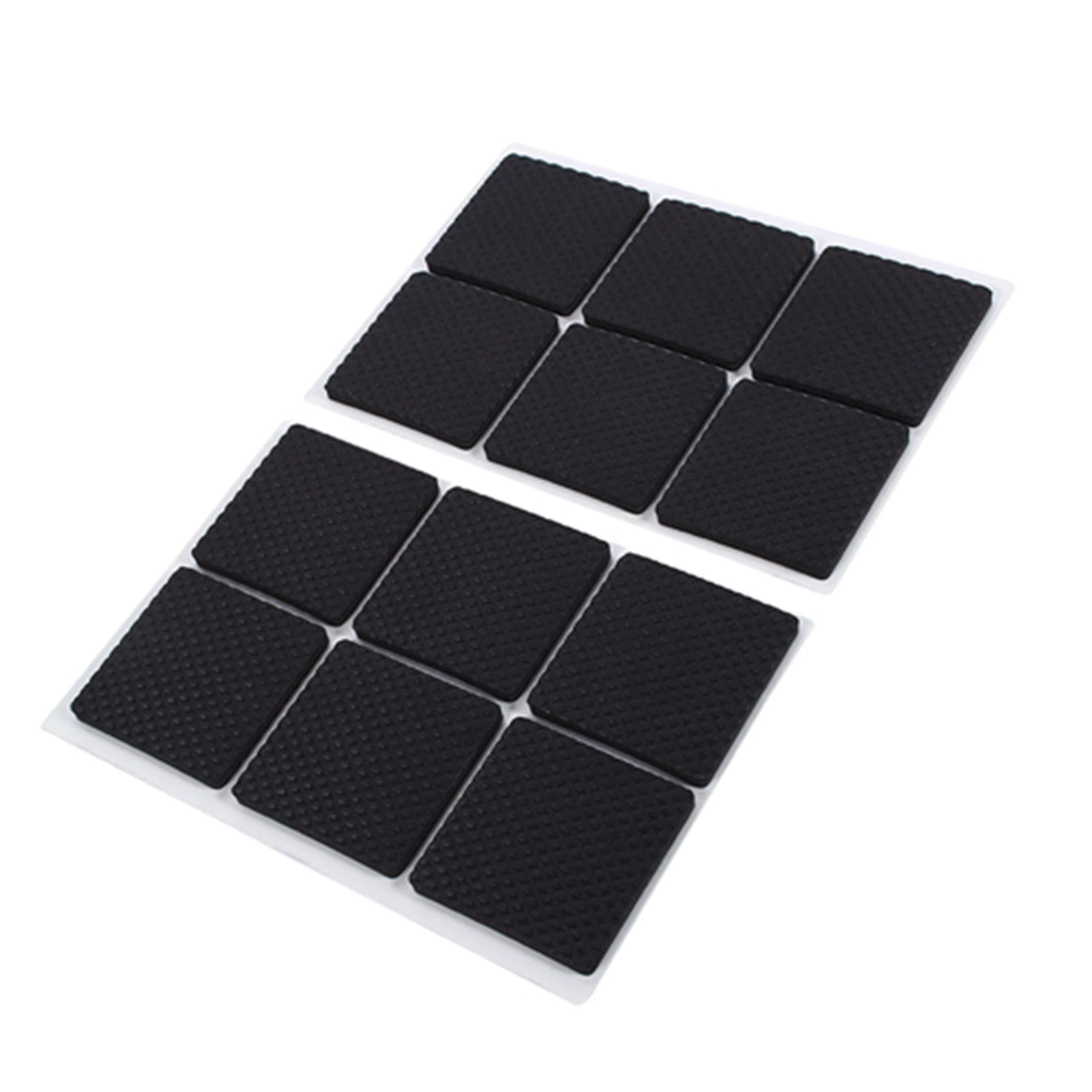 12Pcs Rubber Feet Pads Black NOn slip Self Adhesive Floor Protectors Furniture Sofa Table Chair Rubber Feet Pads Qme