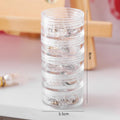 Earrings Nail Storage Plastic Box Display Rack 5th Floor Jewelry Qme M
