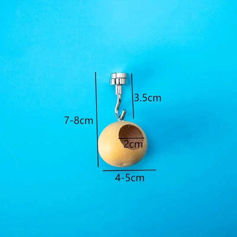 Natural Gourd Shaped Jumping Spider House Magnetic Hanging Spider Hiding Nest Small Reptile Hideout Case Accessories Qme A1