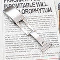 Watchdives Watch Clasp 18mm 20mm 22mm Silver Folding Safety Milled Clasp Replacement Stainless Steel Deployant Watch Buckle Qme Silver-20mm