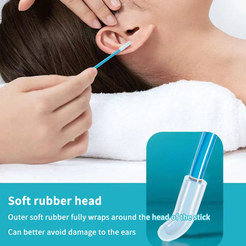 Bag Reusable Adhesive Earpick Ear Care Disposable Earwax Remover Qme