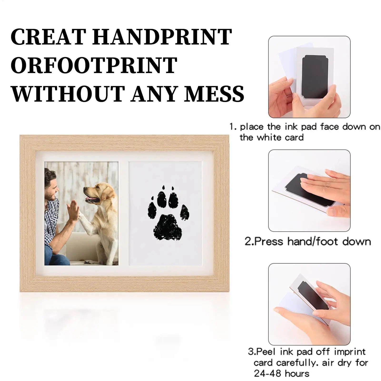 Cat Paw Print Impression Puppy Footprint Souvenir Owners Event Qme
