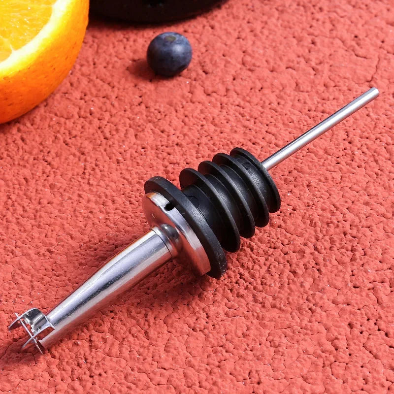Bottle Nozzle Pourer Oil/mouth with Bottle Stopper Cork Wine Bottle Red Dry Pot Plug Olive Dispenser Kitchen Tools Bar Decor Qme A 2pcs