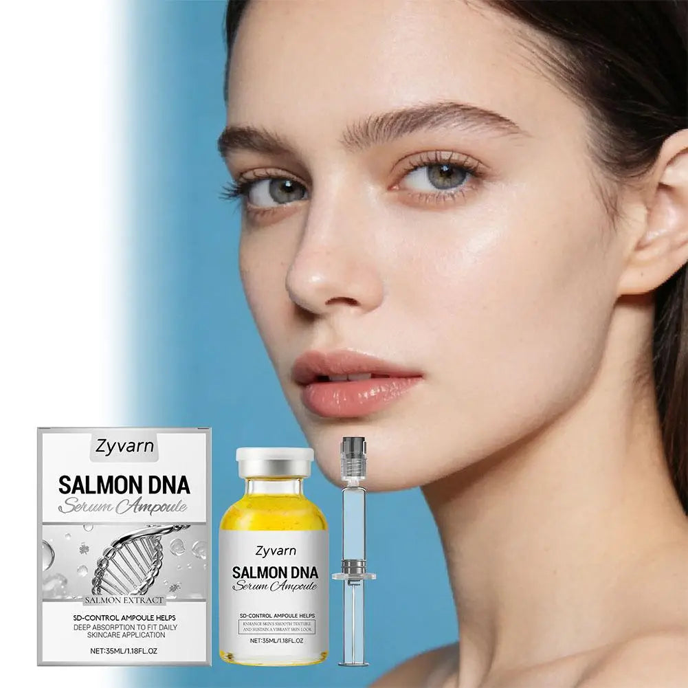 Salmon DNA Serum Ampoule Collagen Deep Hydrating Moisturizing Facial Essence Collagen Essence Effectively Soothes For All Skin Qme