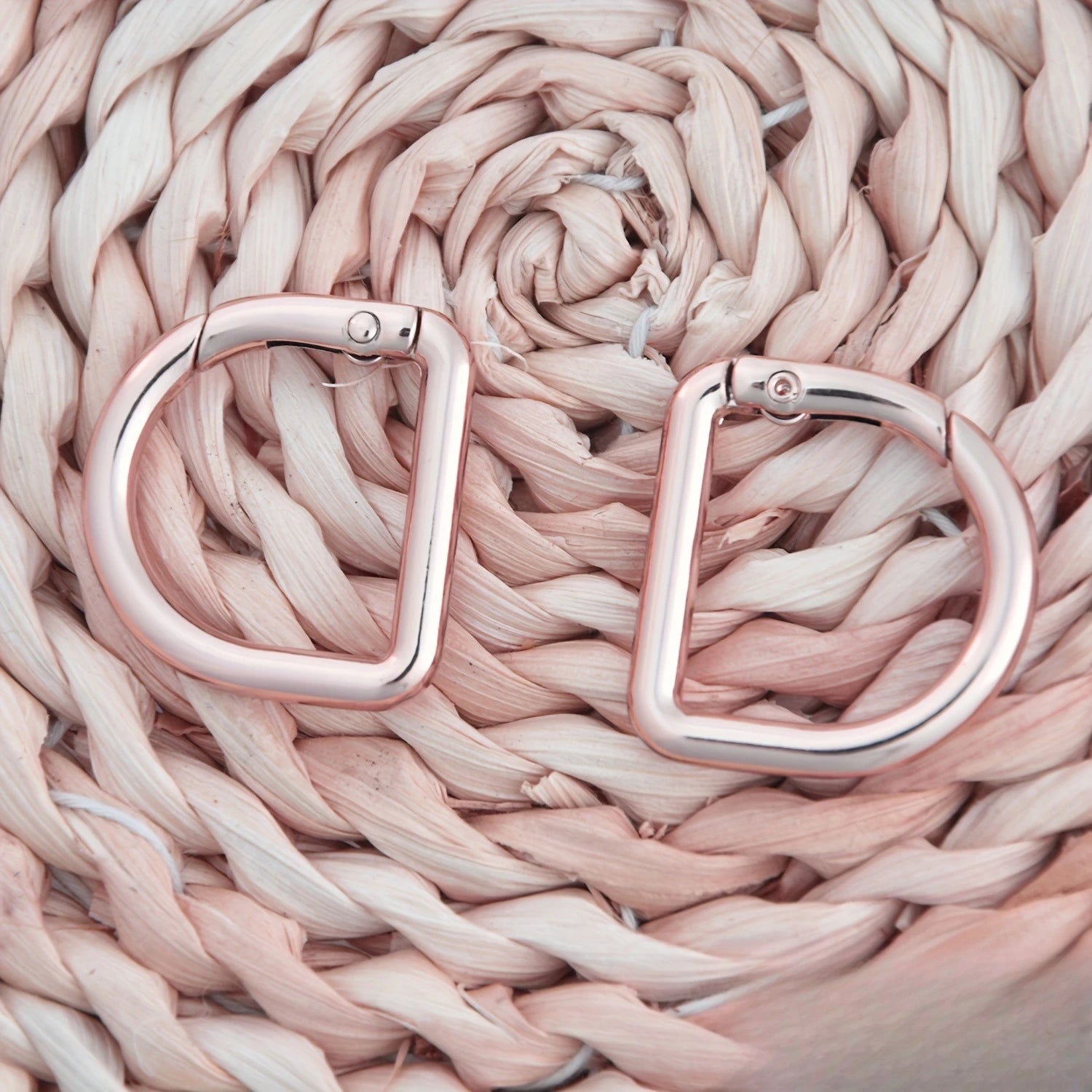 Spring Open D Ring Buckle Zinc Alloy Snap D Ring Clasp DIY Bag Hardware Accessories For Purse Handbag Strap Connect Hook Qme