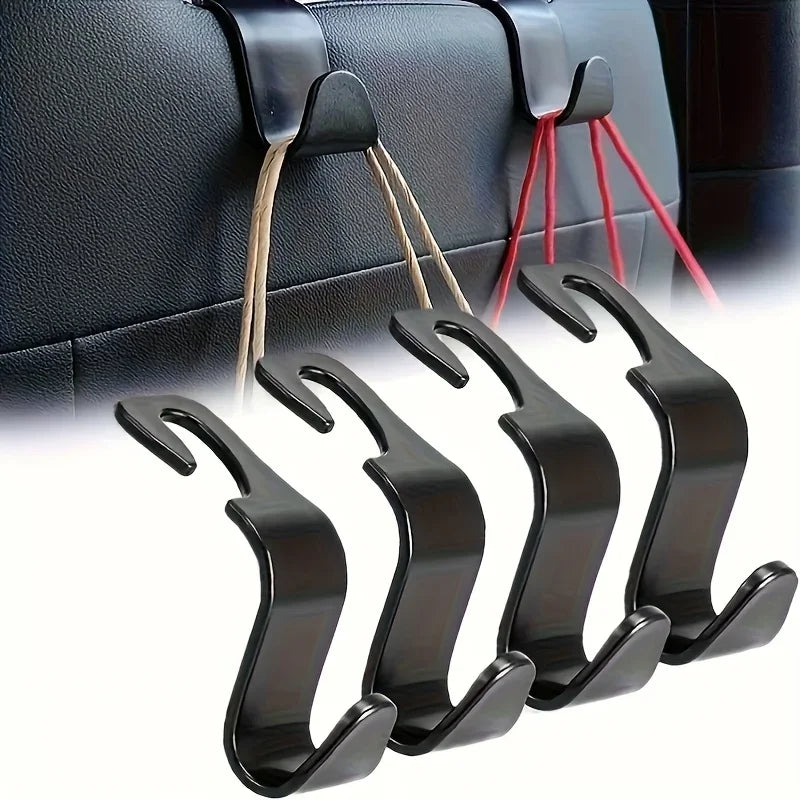 Car headrest hook, auxiliary hook, car seat headrest hook, hook storage bag universal handbag coat suitable for universal car Qme