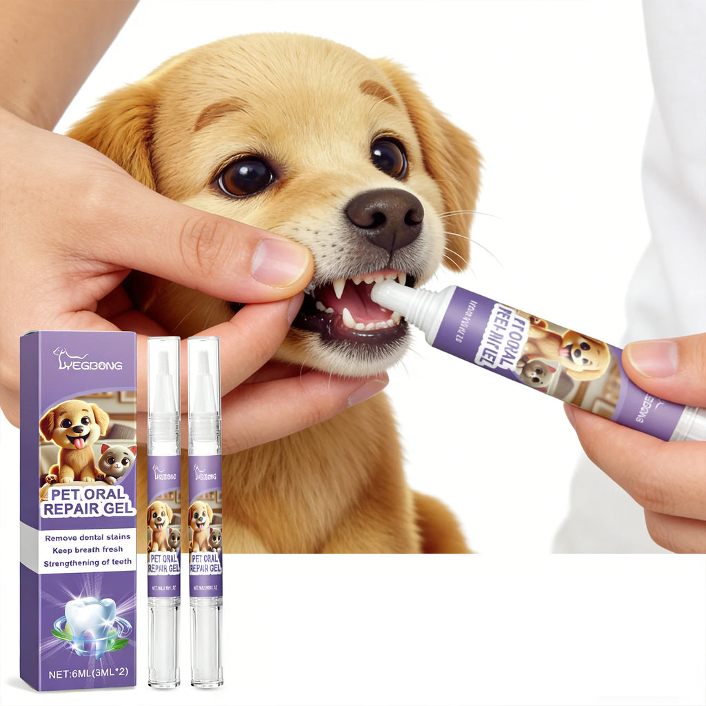 Pet Oral Repair Gel Effectively Removing Dental Plaque Eliminating Bad Breath Relieve Tooth Sensitivity Pet Oral Restoration Gel Qme