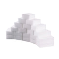 Magic Cleaning Sponge Eraser Melamine Foam Sponge Multi Purpose Stain Remover Scrubber for Kitchen Bathroom Home Cleaning Qme Ivory