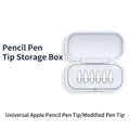 1 Replacement Pencil Tip Storage Box Compatible Apple's First Second Qme WHITE