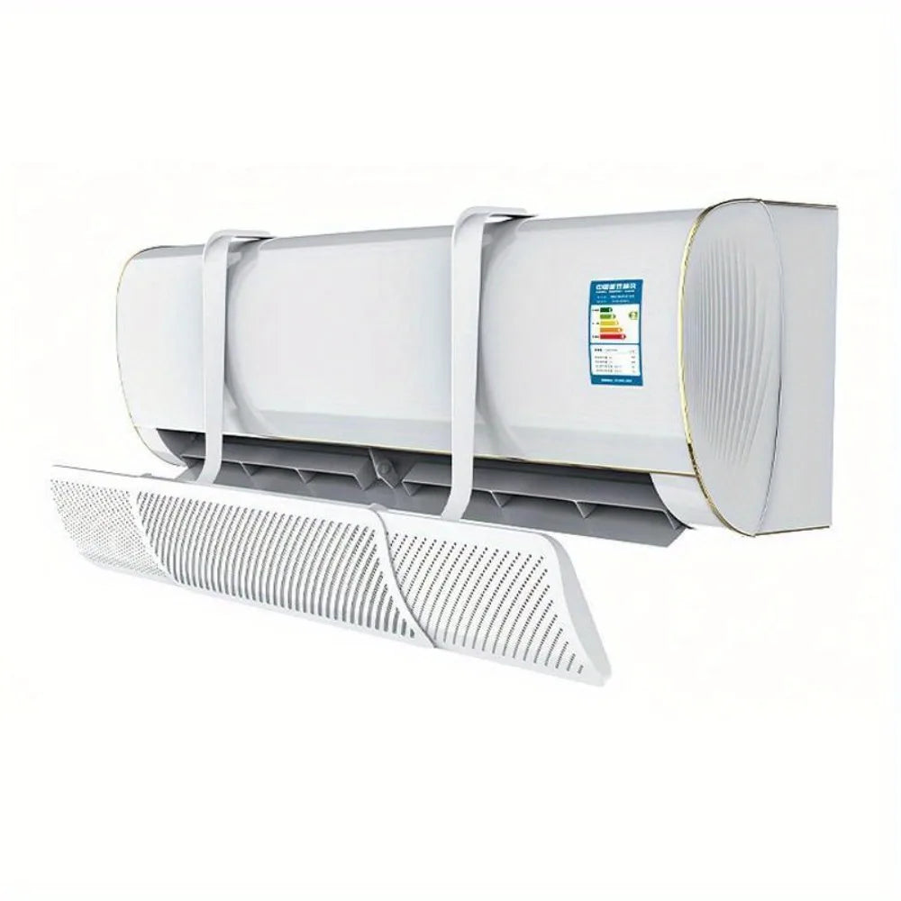 Adjustable Air Conditioner Deflector Wall Mount Universal Wind Screen Qme