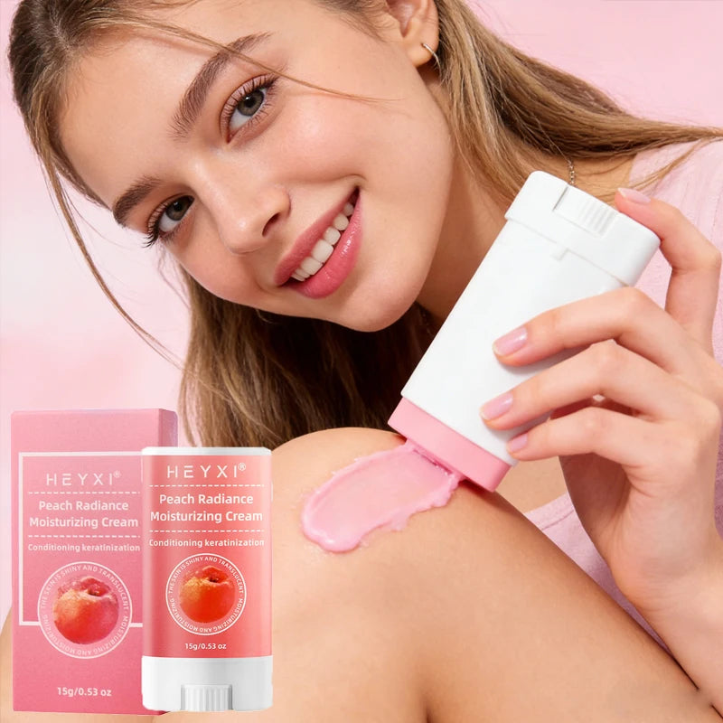 Peach Moisturizer Lightweight Hydrating Soft Smooth Ideal Women Qme