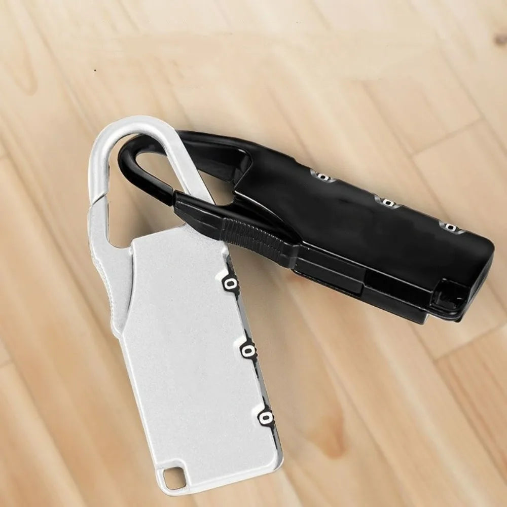 1pcs Zinc Alloy Safety Traveler Bag Password Lock Portable Mini Anti-theft Padlock Photography Bag Small Lock Travel Accessories Qme