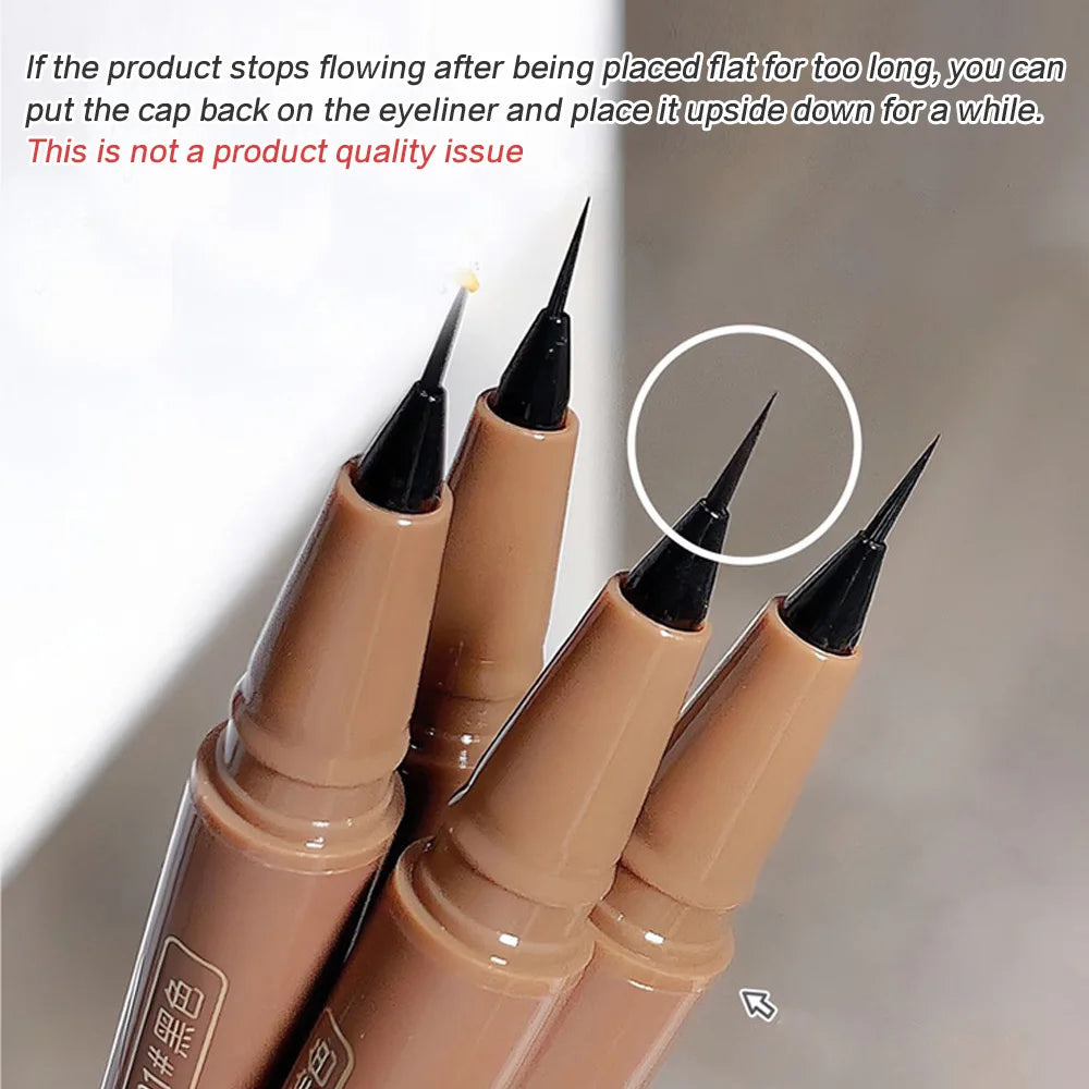 Gege Bear Liquid Eyeliner Pen Waterproof, Smudge-proof, Fast and Precise Makeup, Quick and Smooth Drying Qme