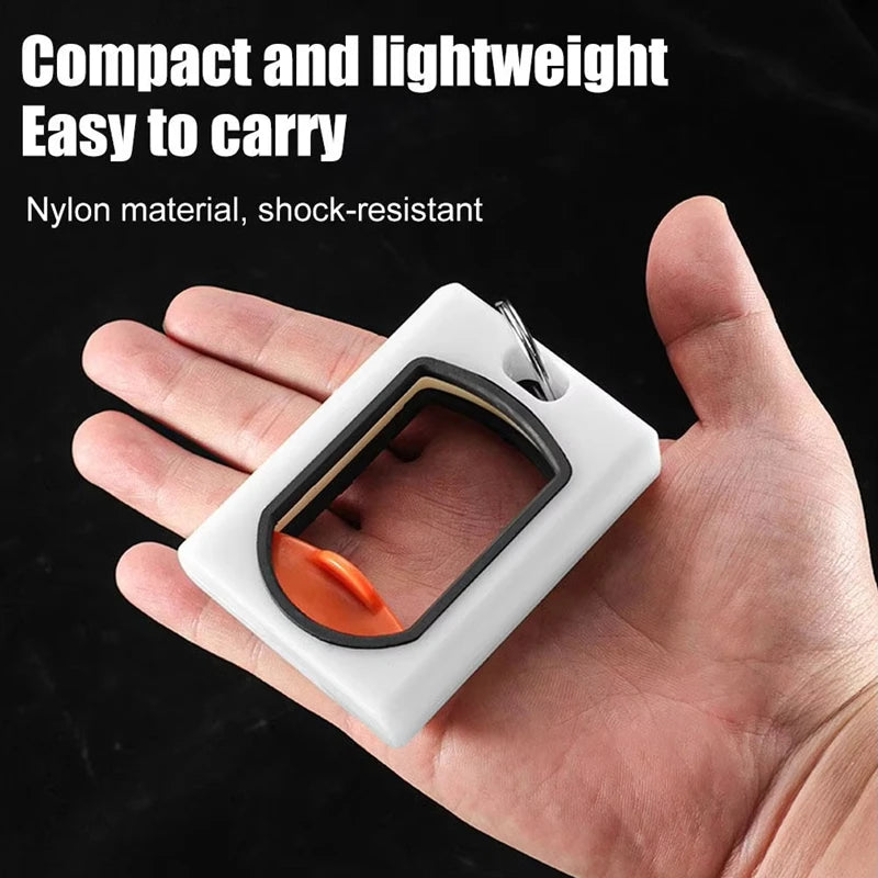 Square Cable Tie Organizer Fluorescent Cable Tie Organizer Portable Reusable Storage Cable Tie Holder Cable Tie Storage Tool Qme