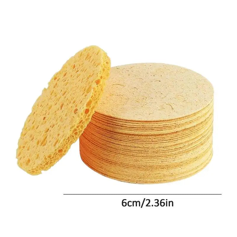 Cleansing Sponges Face Scrubber Sponge Compressed Facial Exfoliation Qme