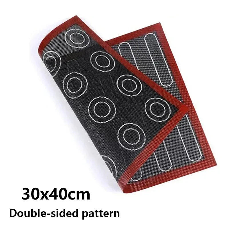 70 Silicone Pad Baking Mat Sheet Kneading Dough Kitchen Rolling Pizza Qme 40x30cm B 40x30cm