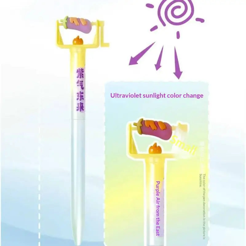 Cute Changing Barbecue Themed Neutral Pen Smooth Writing Gel Students Qme A3