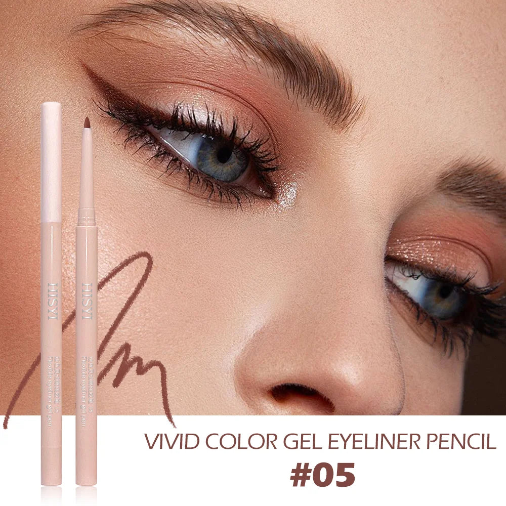 Eyeliner Shadow Stick Twist-up Sharpener Long-wear Waterproof Qme Brown