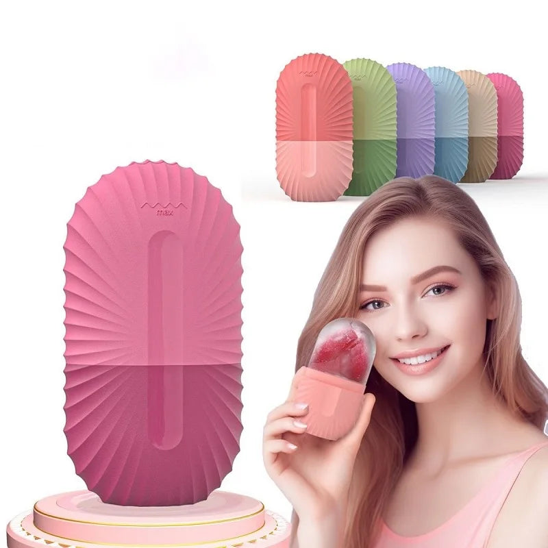 Reusable Ice Face Roller Stainless Steel Gua Sha Tool Skin Care Qme