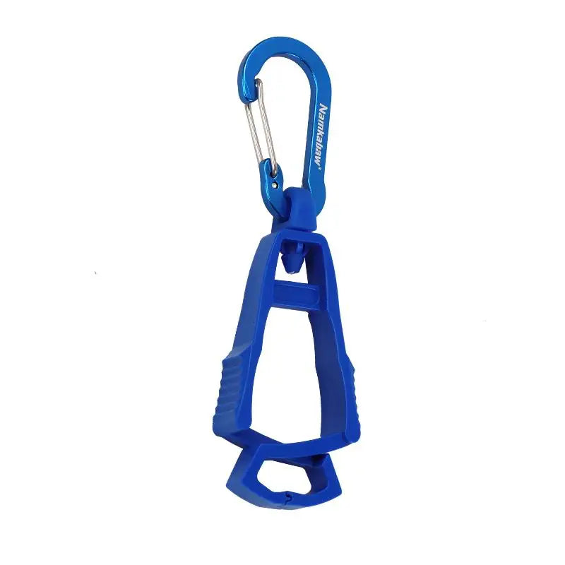 Outdoor Glove Clip Multi-purpose Anti-drop Hook Work Gloves Holder Qme Blue