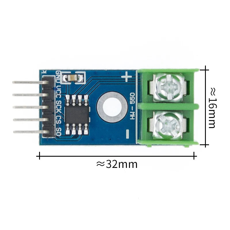 MAX6675 Module + K Type Thermocouple Thermocouple Senso Temperature Degrees Module Qme