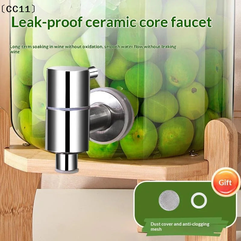 Water Dispenser Switch Tap Leakproof Beer Faucet Cask Valve Stainless Qme