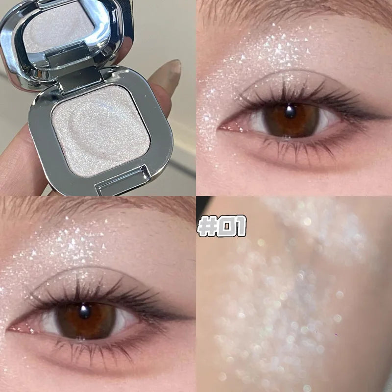 HERORANGE Square Single Highlighter Powder Creamy Soft Texture Qme HR1032-1