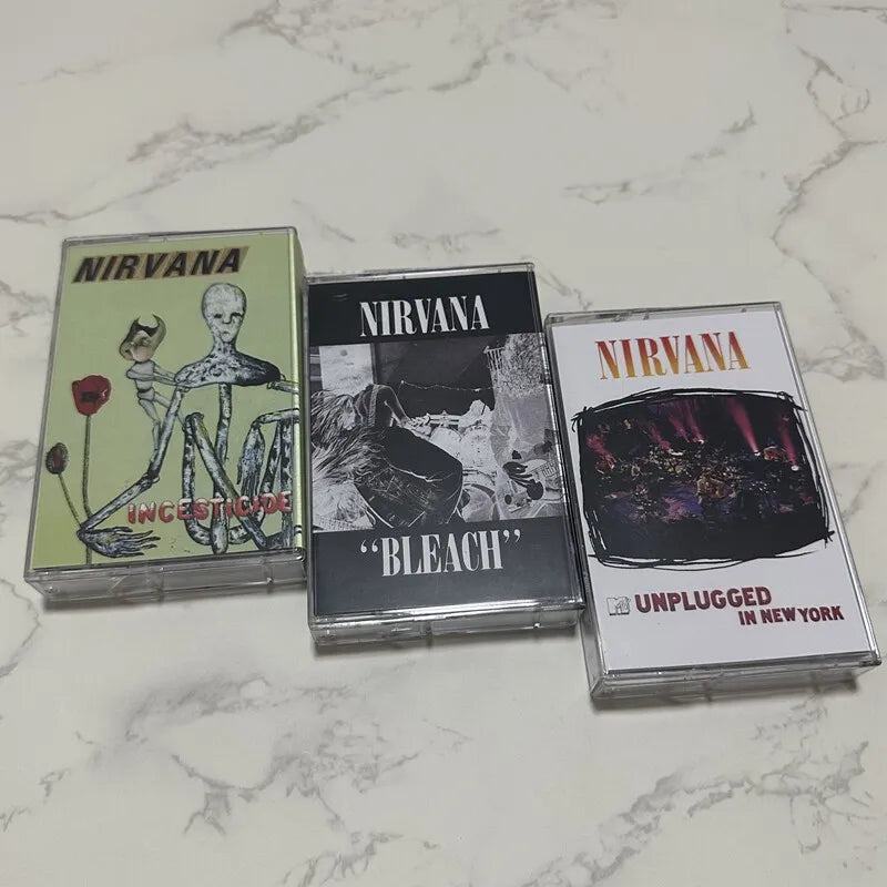 90s Alternative Rock Classic Cassette Tapes, Multi-Volume Masterpieces Collection with Retro Collectible Art Covers Qme 3 tapes