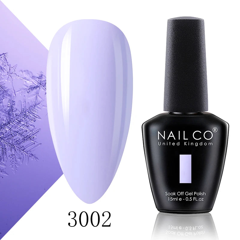 NAILCO 131 Colors Nail Gel Polish Off LED Semi Permanant Art Hybrid