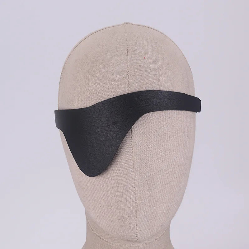 Anime Chainsaw Man Monocular Blinder Cosplay Himeno Costume Unisex Black Eye Patch Leather Eyeshade Halloween Masquerade Prop Qme black