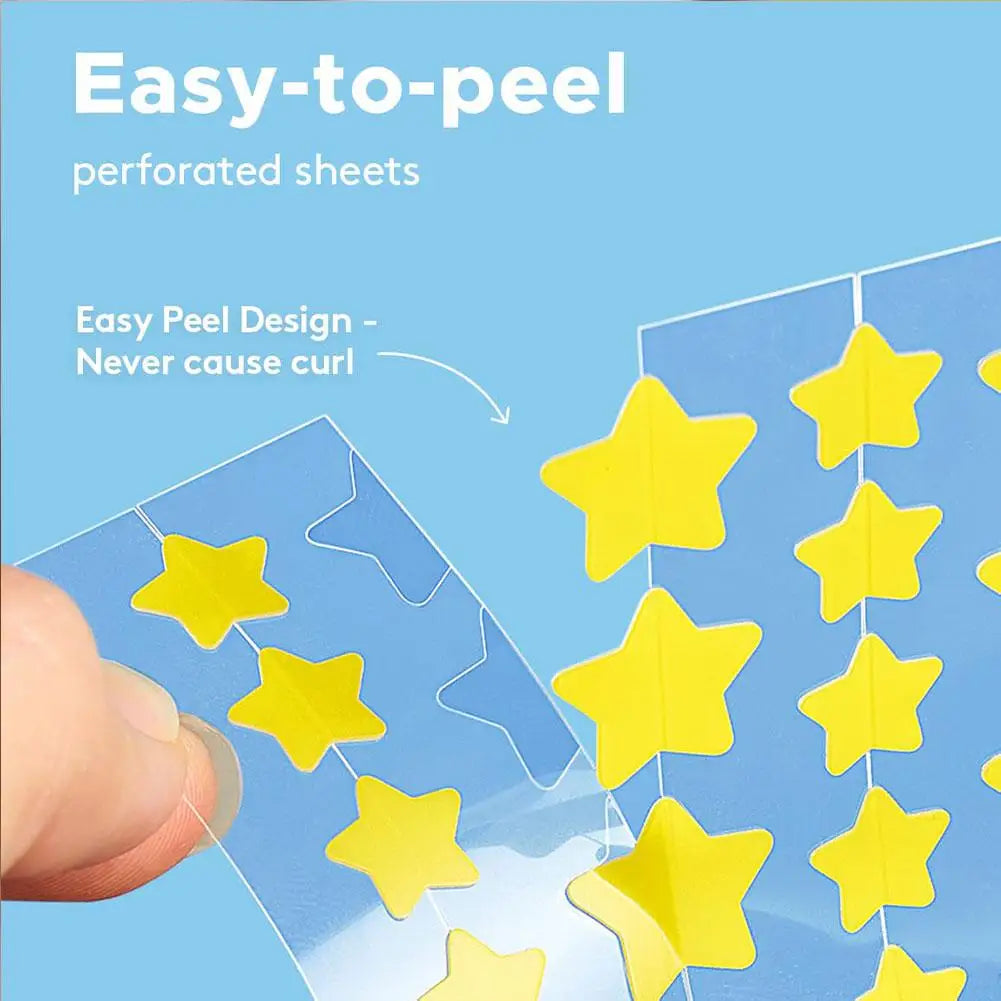 Colorful Star Pimple Patch Acne Colorful Invisible Acne Removal Skin Care Stickers Concealer Face Spot Beauty Makeup Tools Qme