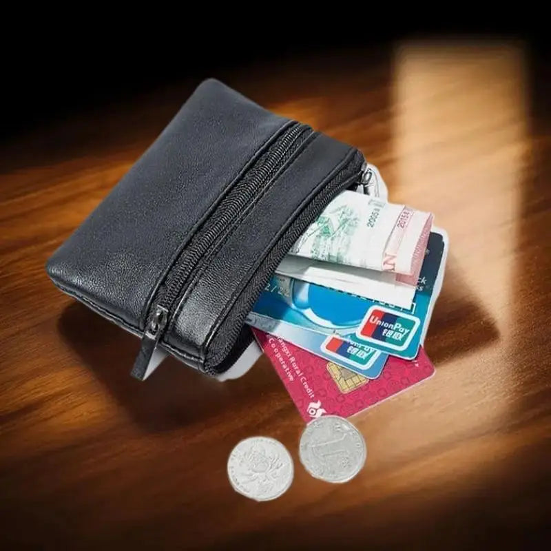 Women Men Coin Purse Small Bag Wallet Change Purses Zipper Money Bags Qme