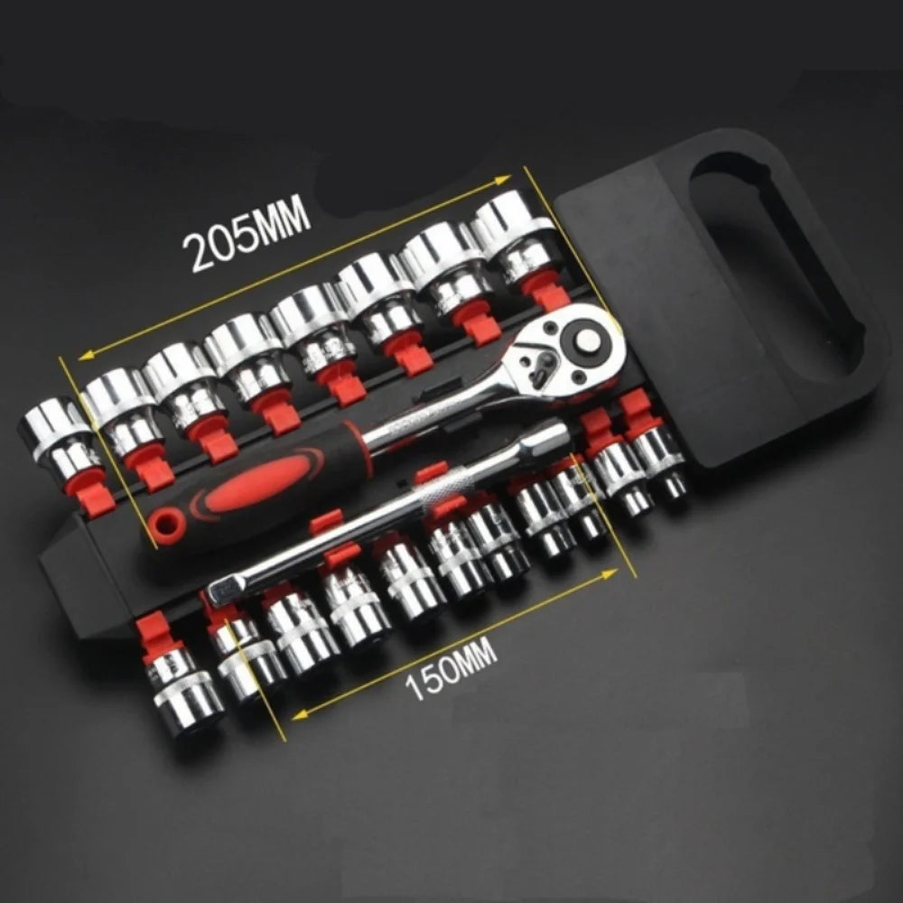 12 Pcs Set Wrench Socket Set Motorcycle Bicycle Repairing Tool Hardware Car Boat Auto Repair Tools Bike Multitool Bike Tool Kit Qme