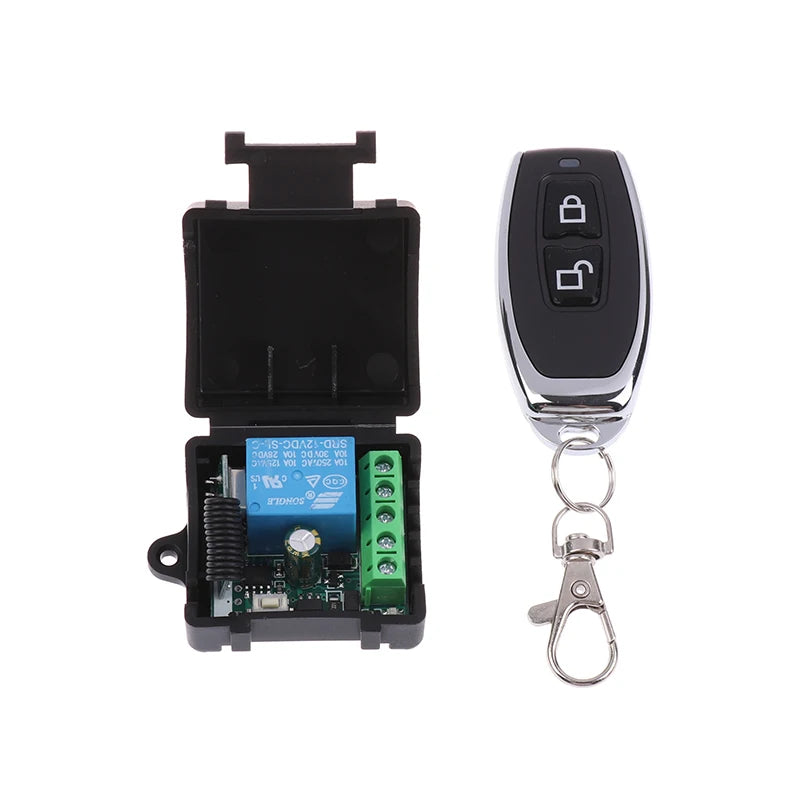 Universal Gate Remote Control Switch DC 12V RF 433 Mhz Asking Code Qme 2