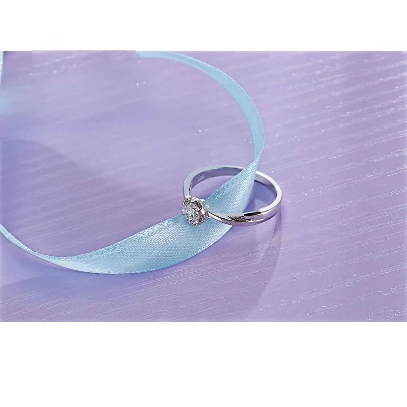 925 Sterling Silver Color Jewelry Rings For Women Wedding Jewelry Bijoux Zirconia Vintage Accessories Engagement Hollow Qme
