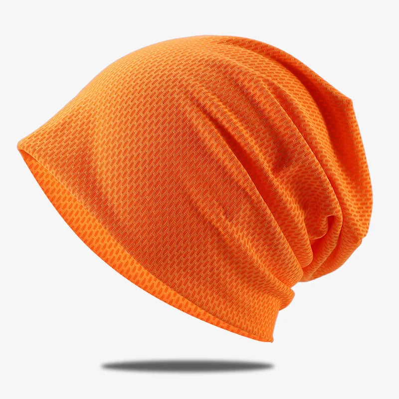Breathable Running Headband Sweat-wicking Quick-dry Sports Head Cover Qme Orange
