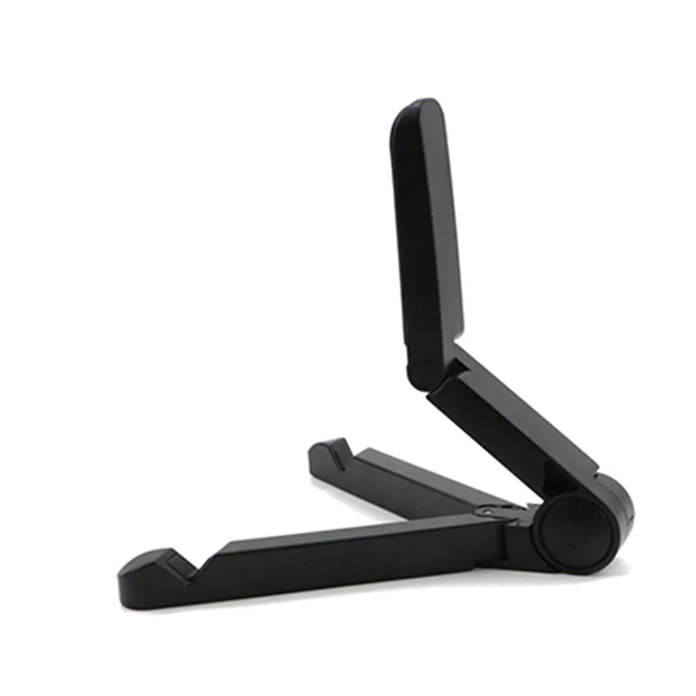 Portable Foldable Tablet Stand Multifunctional Adjustable Angle Phone Stand Tablet Universal Holder Accessories for iPad Air/Pro Qme black