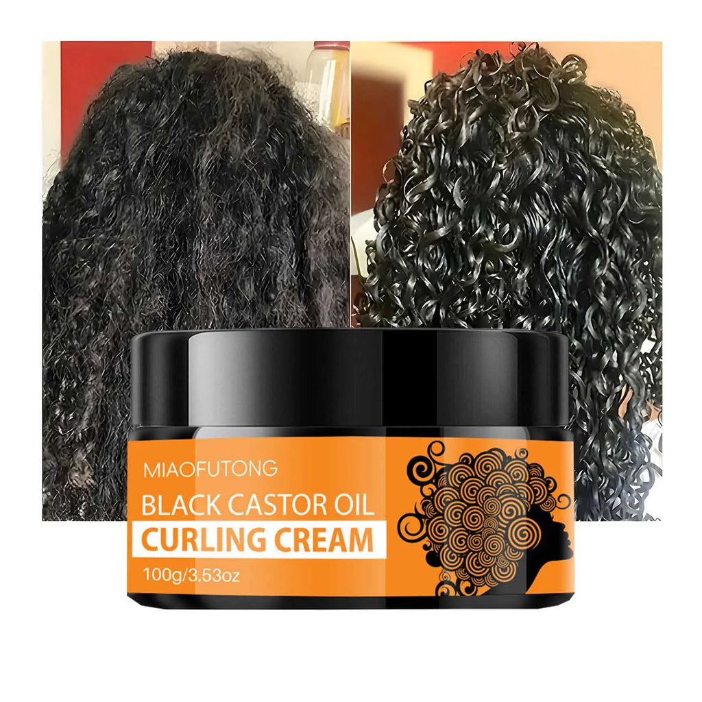 Black Castor Oil Healthy Moisturizes And Defines Curls Suitable For Dry Curly Hair For Both Men And Women,Repair Hair Tangles Qme