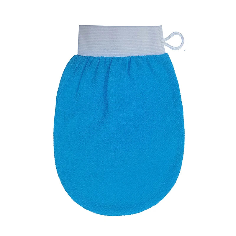 Moroccan Shower Exfoliating Glove Hammam Bath Body Cleaning Scrub Qme Blue