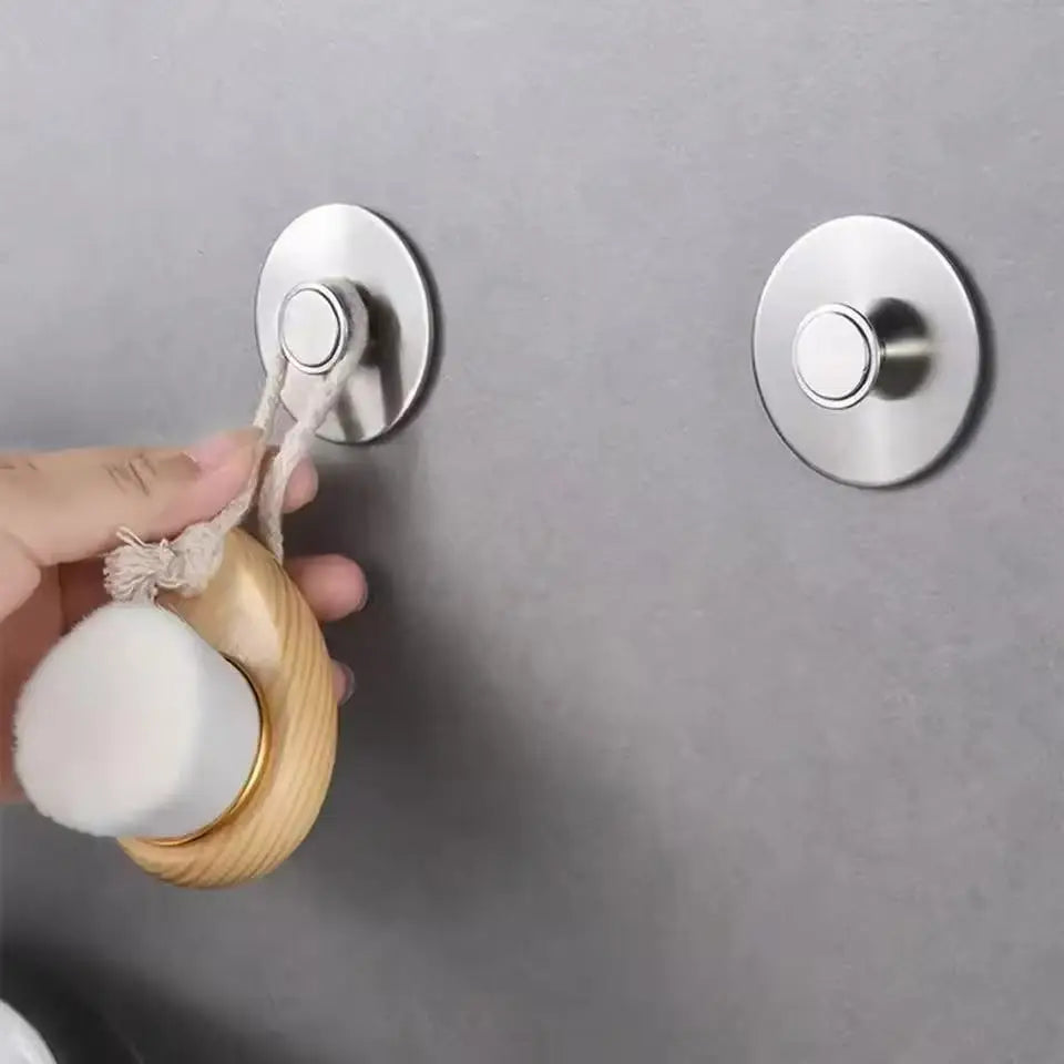 Perforation-free Wall Mounted Magnet Bathroom Magnetic Soap Holder Universal Soap Storage Rack Bathroom Soap Holder supplies Qme