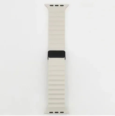 Magnetic Buckle Strap For Apple Watch Band Ultra2 49mm 46 42 44 41 38mm Silicone Bracelet iWatch Ultra Series 7 6 3 se 8 9 10 Qme Starlight 42 44 45 49 S10-46mm